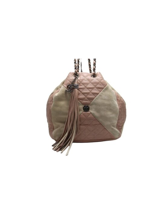 Chanel Handbags - Chanel Quilted Leather Suede Shoulder Bag